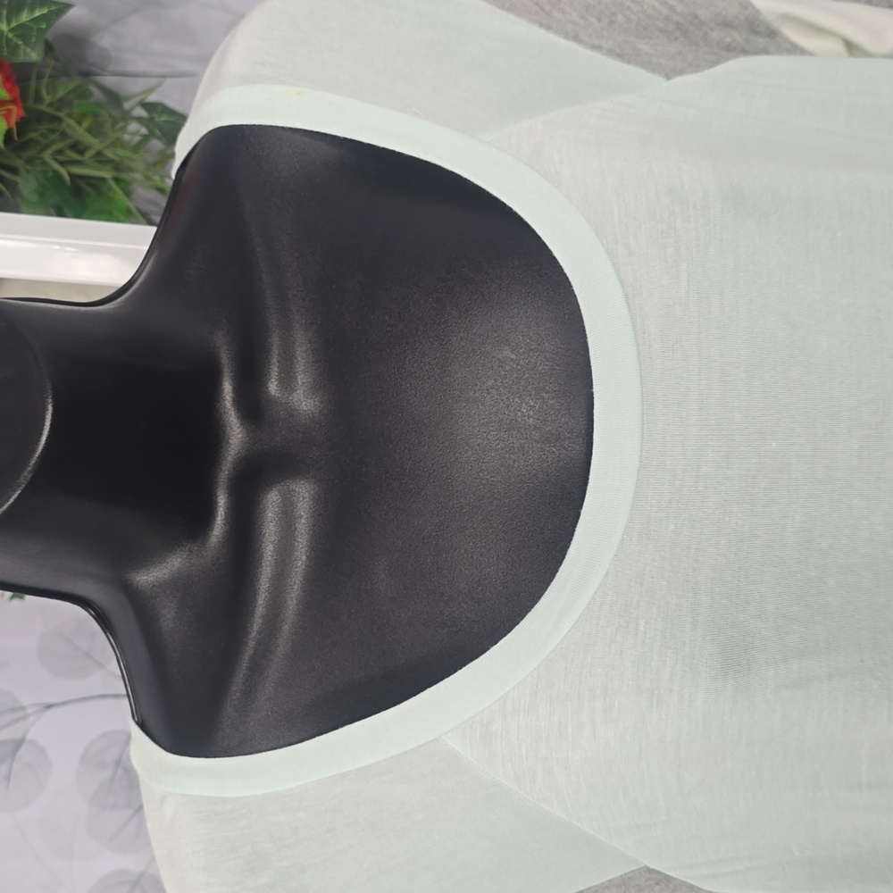 maurices 24/7 Colorblock Raglan Top | Mint & Grey | Large - Picture 7 of 10
